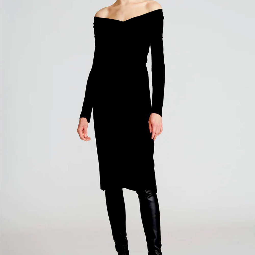 Halston sweater dress
